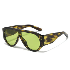 Fashion Forward Retro-Futuristic Visor Sunglasses
