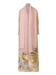 Blush Long Kimono-Style Dress