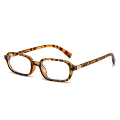 Fashion Forward Slim Rectangular Sunglasses