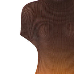 Orange Ombre Bodycon Midi Dress