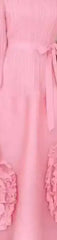 Blush Pink Pleated Midi Dress