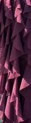 Elegant Plum Long Sleeve Ruffle Layered Maxi Dress